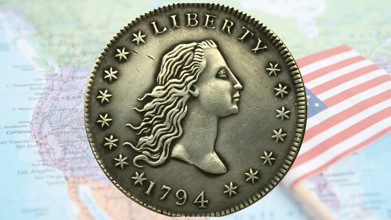 first silver dollar coin was minted in 1794. 